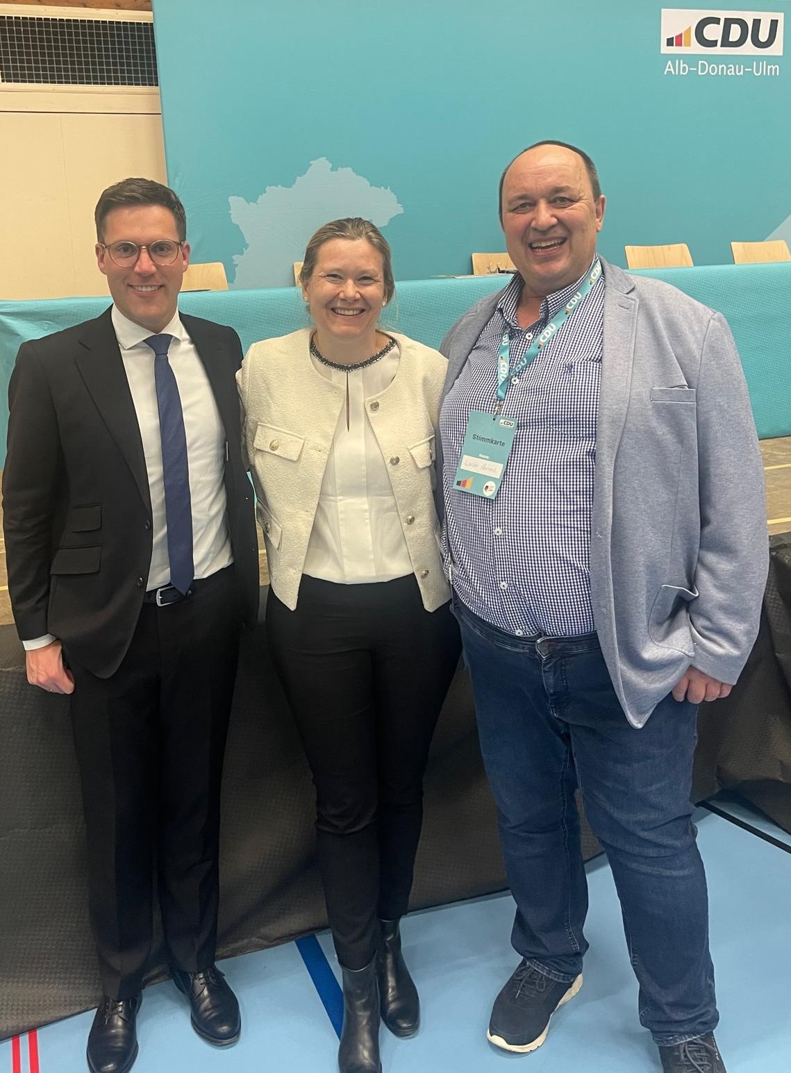 v.l.: Manuel Hagel, Kerstin Specht, Walter Haimerl